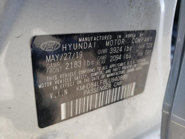 Photo 9 VIN: KMHD84LF8LU940895 - HYUNDAI ELANTRA SE 