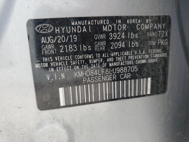 Photo 11 VIN: KMHD84LF8LU988705 - HYUNDAI ELANTRA SE 