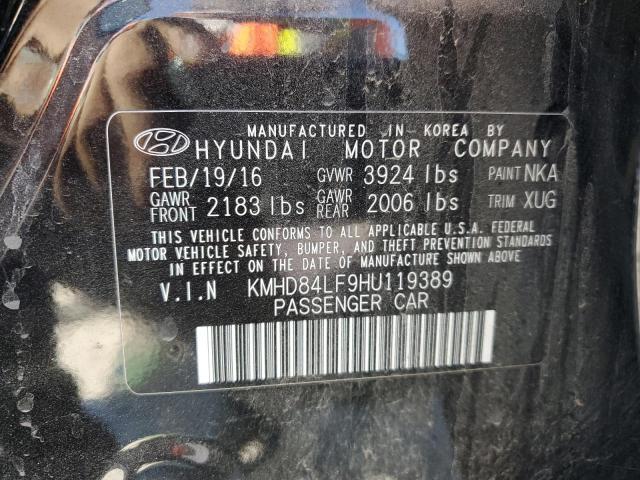 Photo 12 VIN: KMHD84LF9HU119389 - HYUNDAI ELANTRA SE 