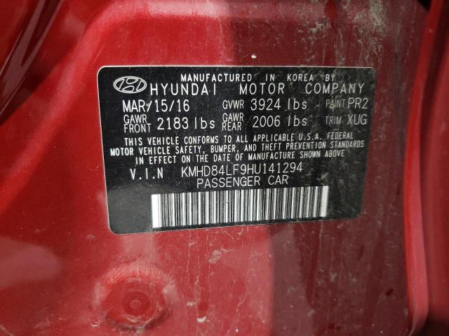 Photo 11 VIN: KMHD84LF9HU141294 - HYUNDAI ELANTRA SE 