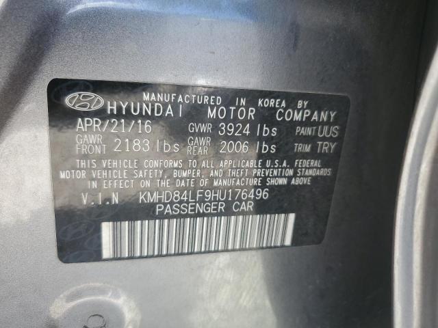 Photo 11 VIN: KMHD84LF9HU176496 - HYUNDAI ELANTRA SE 