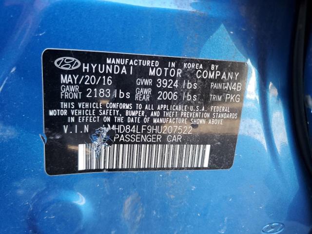 Photo 11 VIN: KMHD84LF9HU207522 - HYUNDAI ELANTRA SE 