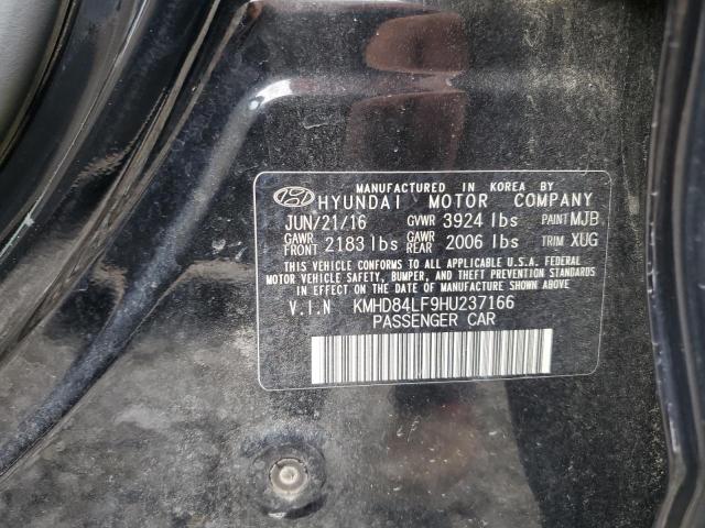 Photo 12 VIN: KMHD84LF9HU237166 - HYUNDAI ELANTRA 