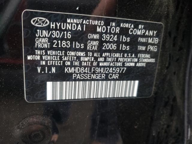 Photo 9 VIN: KMHD84LF9HU245977 - HYUNDAI ELANTRA SE 