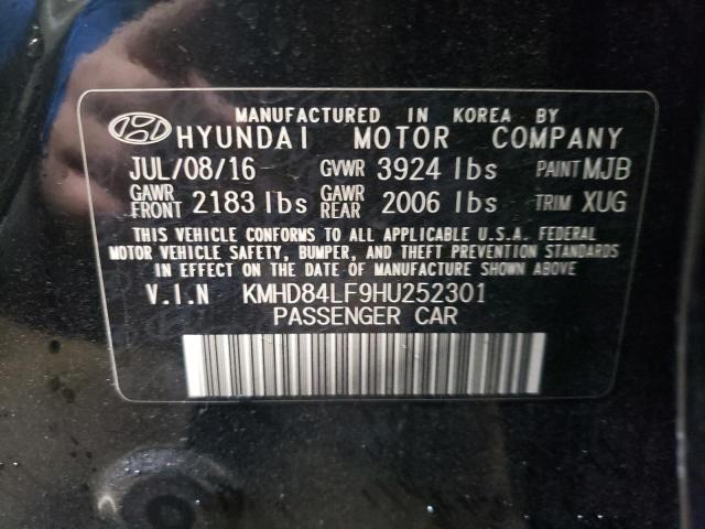 Photo 12 VIN: KMHD84LF9HU252301 - HYUNDAI ELANTRA 