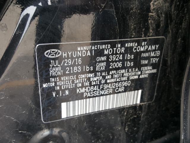 Photo 9 VIN: KMHD84LF9HU266960 - HYUNDAI ELANTRA SE 