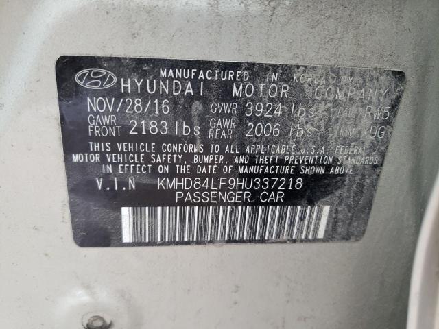 Photo 11 VIN: KMHD84LF9HU337218 - HYUNDAI ELANTRA 