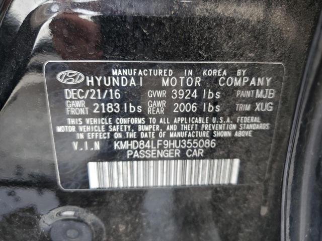 Photo 11 VIN: KMHD84LF9HU355086 - HYUNDAI ELANTRA 