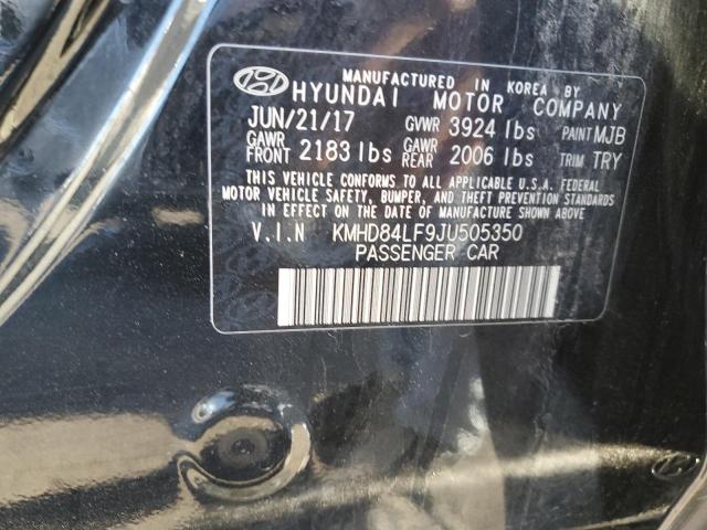 Photo 11 VIN: KMHD84LF9JU505350 - HYUNDAI ELANTRA 