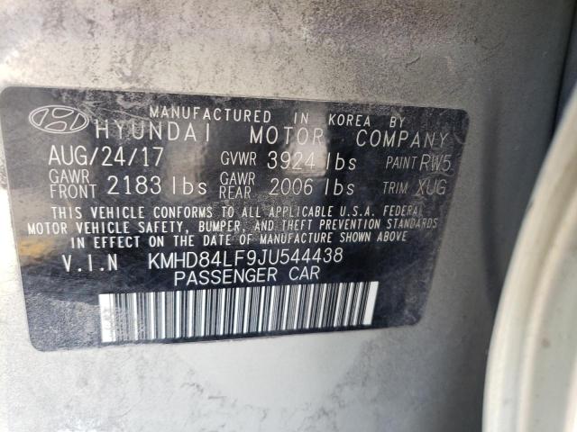 Photo 12 VIN: KMHD84LF9JU544438 - HYUNDAI ELANTRA 