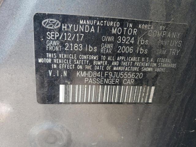 Photo 11 VIN: KMHD84LF9JU555620 - HYUNDAI ELANTRA 