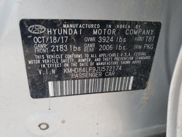 Photo 9 VIN: KMHD84LF9JU572174 - HYUNDAI ELANTRA SE 