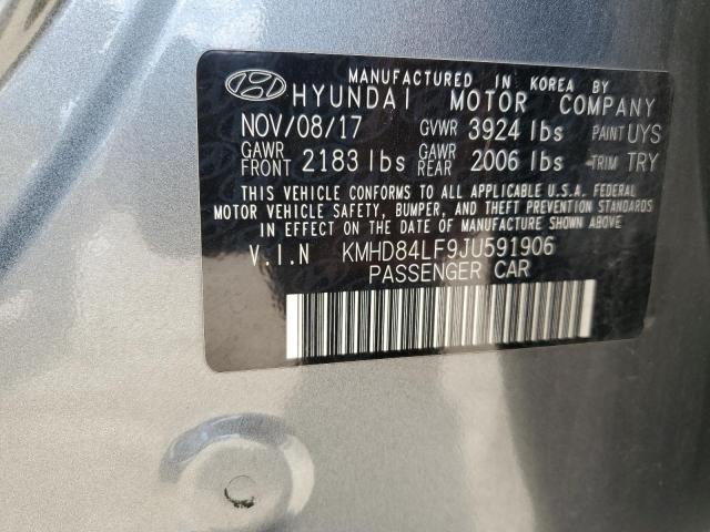 Photo 11 VIN: KMHD84LF9JU591906 - HYUNDAI ELANTRA 