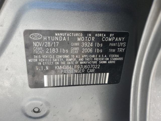 Photo 11 VIN: KMHD84LF9JU607022 - HYUNDAI ELANTRA SE 