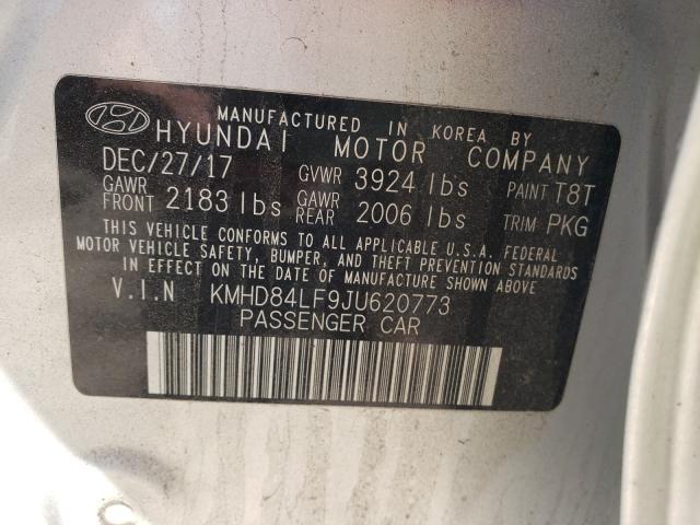 Photo 9 VIN: KMHD84LF9JU620773 - HYUNDAI ELANTRA SE 