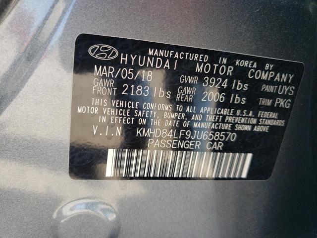 Photo 9 VIN: KMHD84LF9JU658570 - HYUNDAI ELANTRA SE 