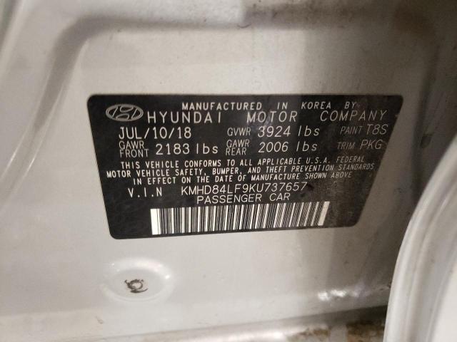 Photo 11 VIN: KMHD84LF9KU737657 - HYUNDAI ELANTRA SE 