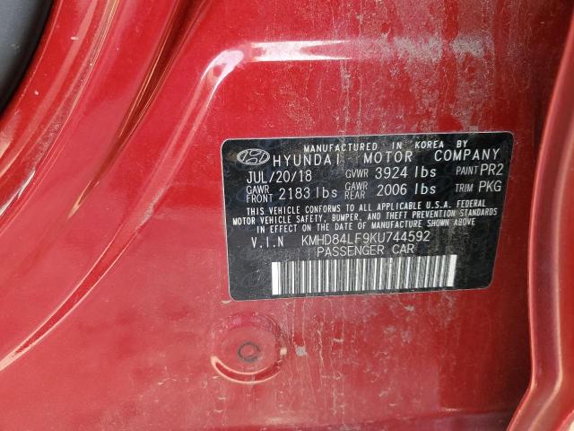 Photo 11 VIN: KMHD84LF9KU744592 - HYUNDAI ELANTRA 