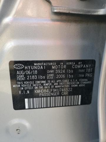 Photo 11 VIN: KMHD84LF9KU746522 - HYUNDAI ELANTRA 