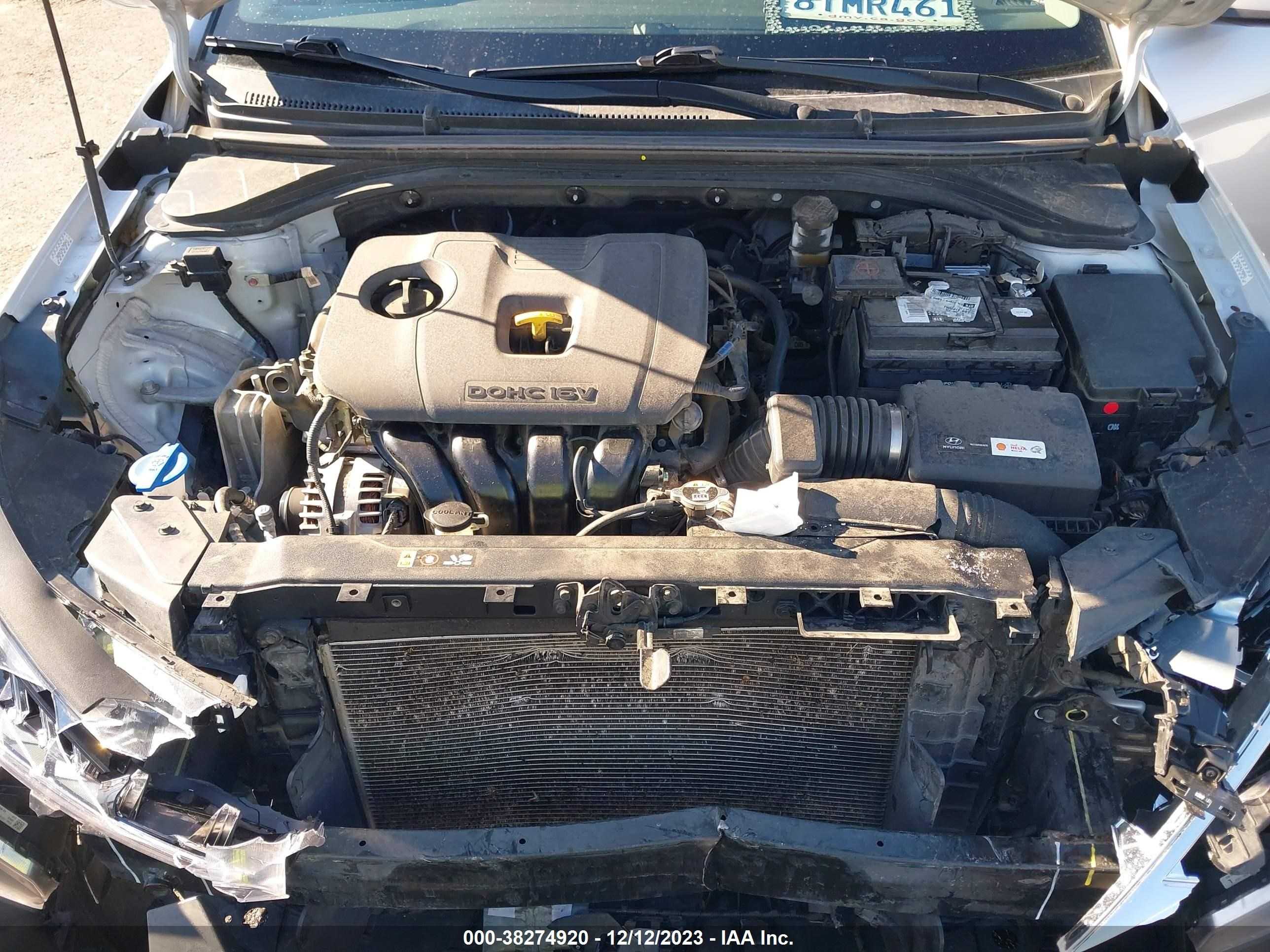 Photo 9 VIN: KMHD84LF9KU766981 - HYUNDAI ELANTRA 