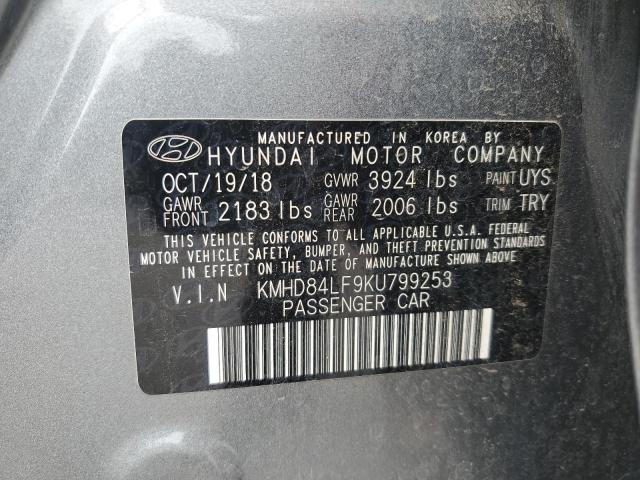 Photo 11 VIN: KMHD84LF9KU799253 - HYUNDAI ELANTRA SE 