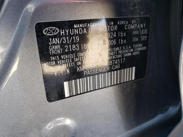 Photo 11 VIN: KMHD84LF9KU874517 - HYUNDAI ELANTRA 