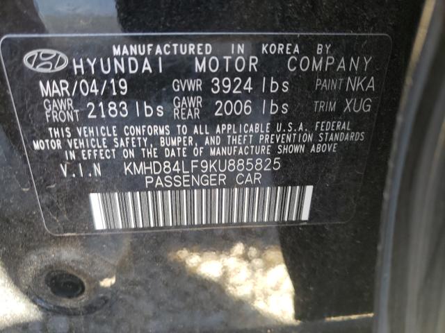 Photo 9 VIN: KMHD84LF9KU885825 - HYUNDAI ELANTRA SE 