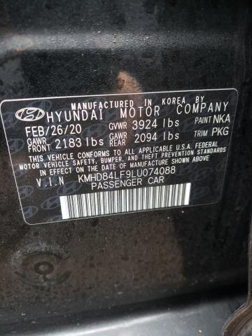 Photo 11 VIN: KMHD84LF9LU074088 - HYUNDAI ELANTRA SE 