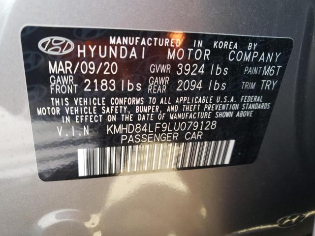 Photo 9 VIN: KMHD84LF9LU079128 - HYUNDAI ELANTRA SE 