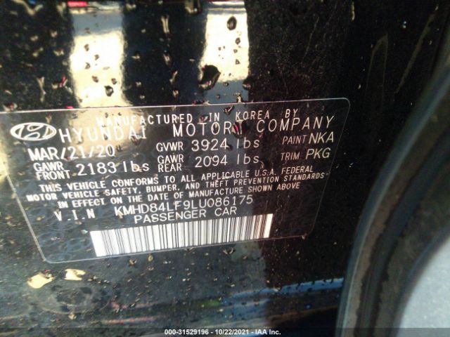 Photo 8 VIN: KMHD84LF9LU086175 - HYUNDAI ELANTRA 