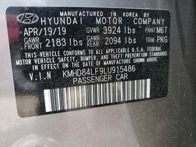 Photo 9 VIN: KMHD84LF9LU915486 - HYUNDAI ELANTRA SE 