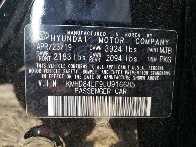 Photo 11 VIN: KMHD84LF9LU916685 - HYUNDAI ELANTRA 