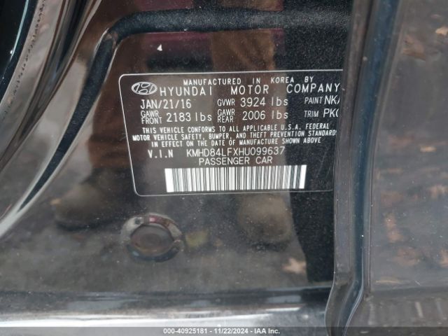 Photo 8 VIN: KMHD84LFXHU099637 - HYUNDAI ELANTRA 