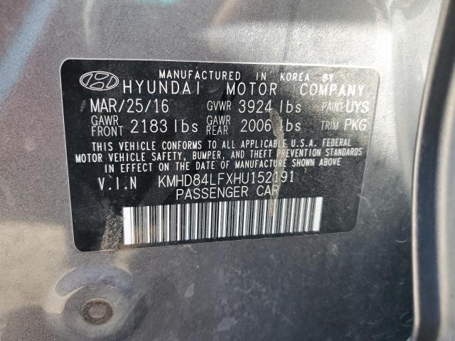 Photo 11 VIN: KMHD84LFXHU152191 - HYUNDAI ELANTRA 