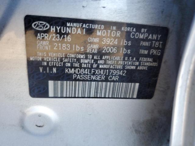 Photo 11 VIN: KMHD84LFXHU179942 - HYUNDAI ELANTRA 