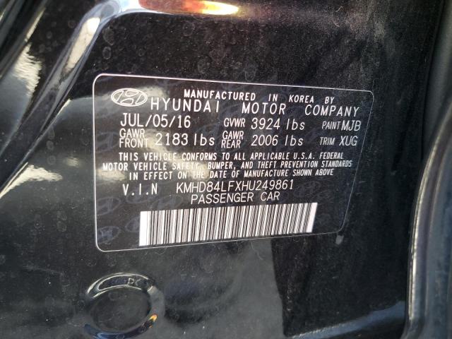 Photo 11 VIN: KMHD84LFXHU249861 - HYUNDAI ELANTRA 