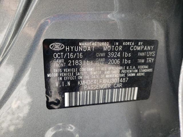 Photo 11 VIN: KMHD84LFXHU301487 - HYUNDAI ELANTRA 