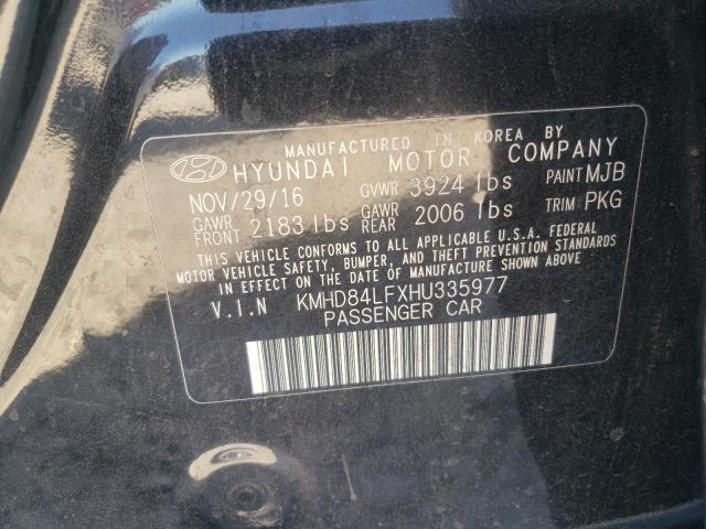 Photo 11 VIN: KMHD84LFXHU335977 - HYUNDAI ELANTRA SE 