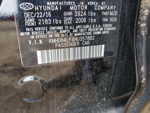 Photo 9 VIN: KMHD84LFXHU357882 - HYUNDAI ELANTRA SE 