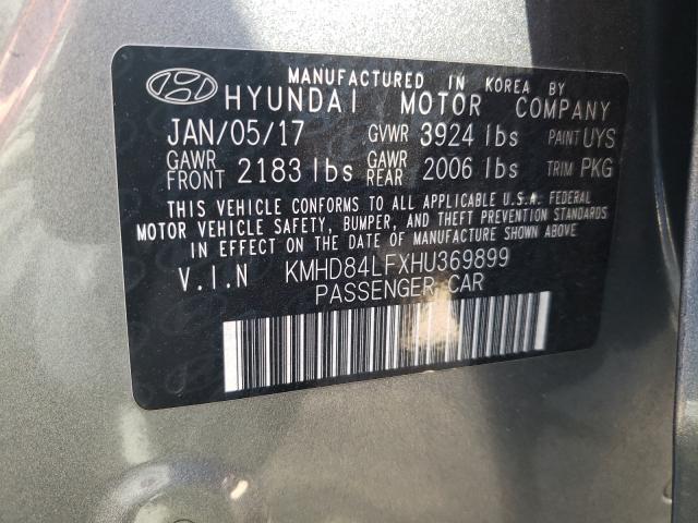 Photo 9 VIN: KMHD84LFXHU369899 - HYUNDAI ELANTRA SE 