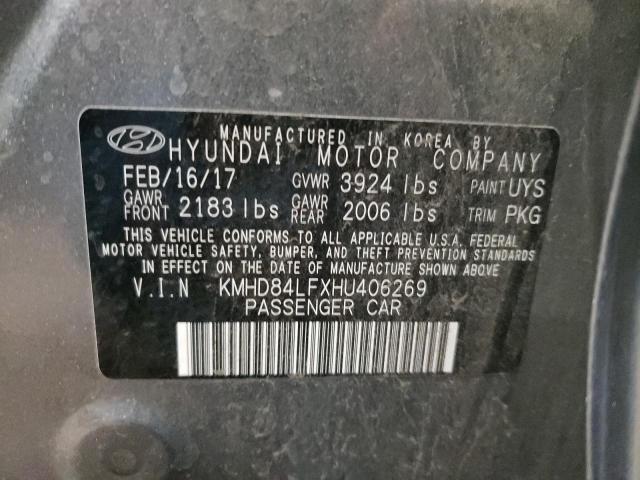 Photo 9 VIN: KMHD84LFXHU406269 - HYUNDAI ELANTRA SE 