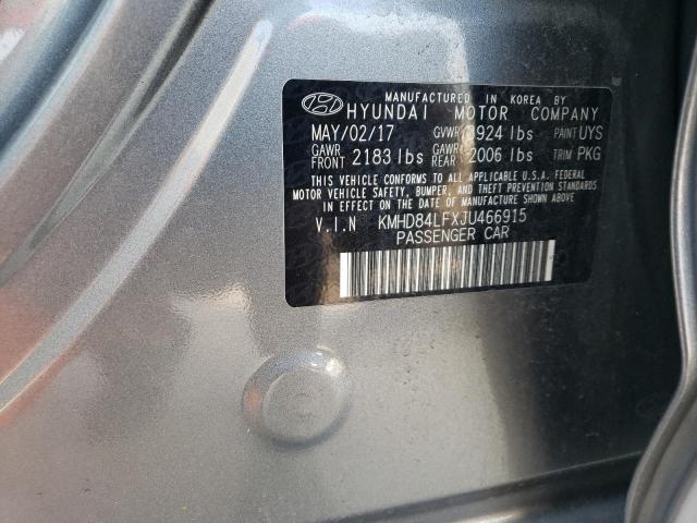 Photo 12 VIN: KMHD84LFXJU466915 - HYUNDAI ELANTRA 