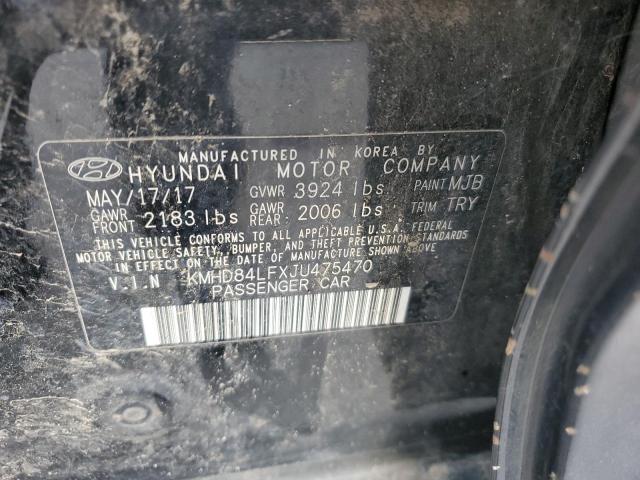 Photo 10 VIN: KMHD84LFXJU475470 - HYUNDAI ELANTRA 