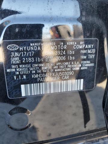 Photo 12 VIN: KMHD84LFXJU503090 - HYUNDAI ELANTRA 