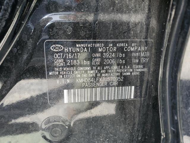 Photo 11 VIN: KMHD84LFXJU570952 - HYUNDAI ELANTRA 