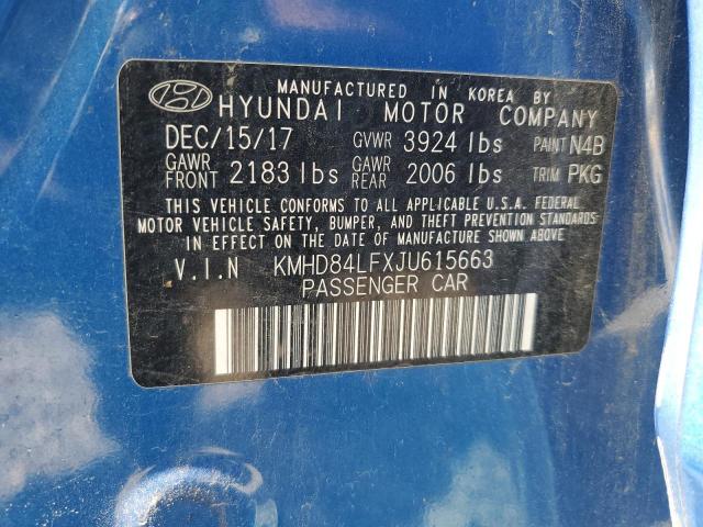 Photo 12 VIN: KMHD84LFXJU615663 - HYUNDAI ELANTRA 