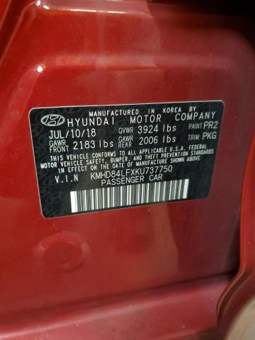 Photo 11 VIN: KMHD84LFXKU737750 - HYUNDAI ELANTRA 