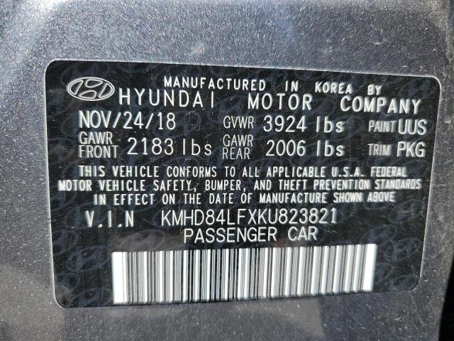 Photo 11 VIN: KMHD84LFXKU823821 - HYUNDAI ELANTRA SE 