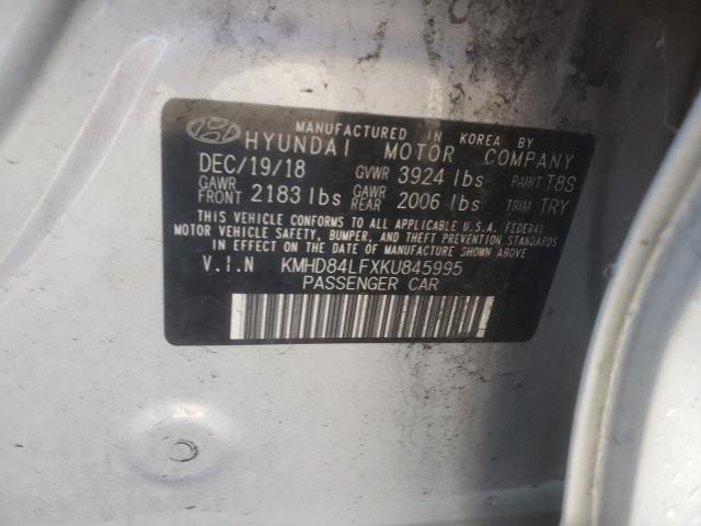 Photo 11 VIN: KMHD84LFXKU845995 - HYUNDAI ELANTRA SE 