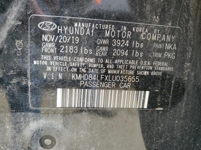 Photo 11 VIN: KMHD84LFXLU035655 - HYUNDAI ELANTRA 